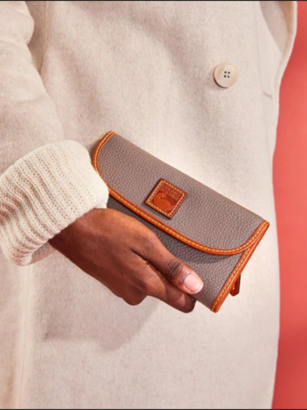 DOONEY & BOURKE PEBBLE GRAN CONTINENTAL CLUTCH